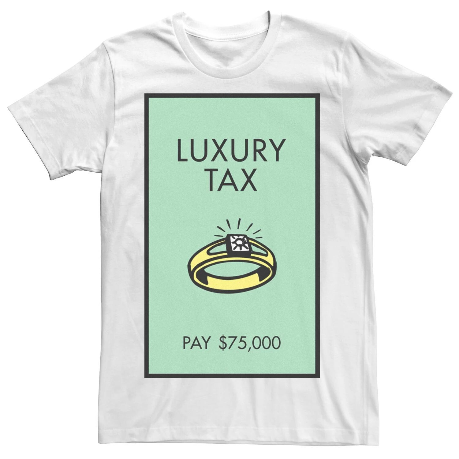 

Мужская футболка Monopoly Luxury Tax Pay 75 000 Licensed Character