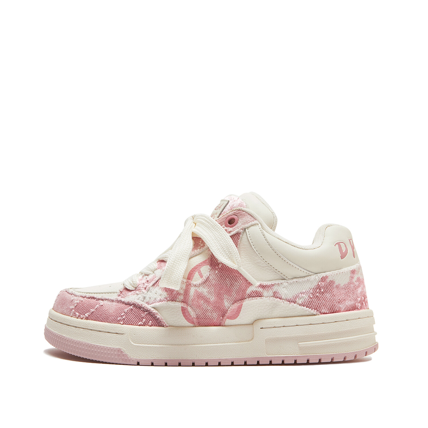 

Кроссовки MQMS Skateboarding Shoes Unisex Low-top Pink/white, розовый