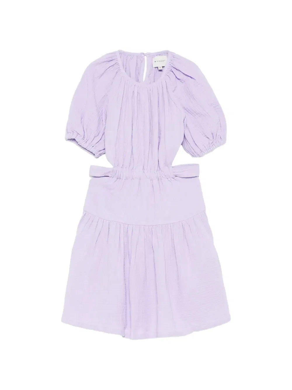 Платье со сборками Марины MIPOUNET, фиолетовый