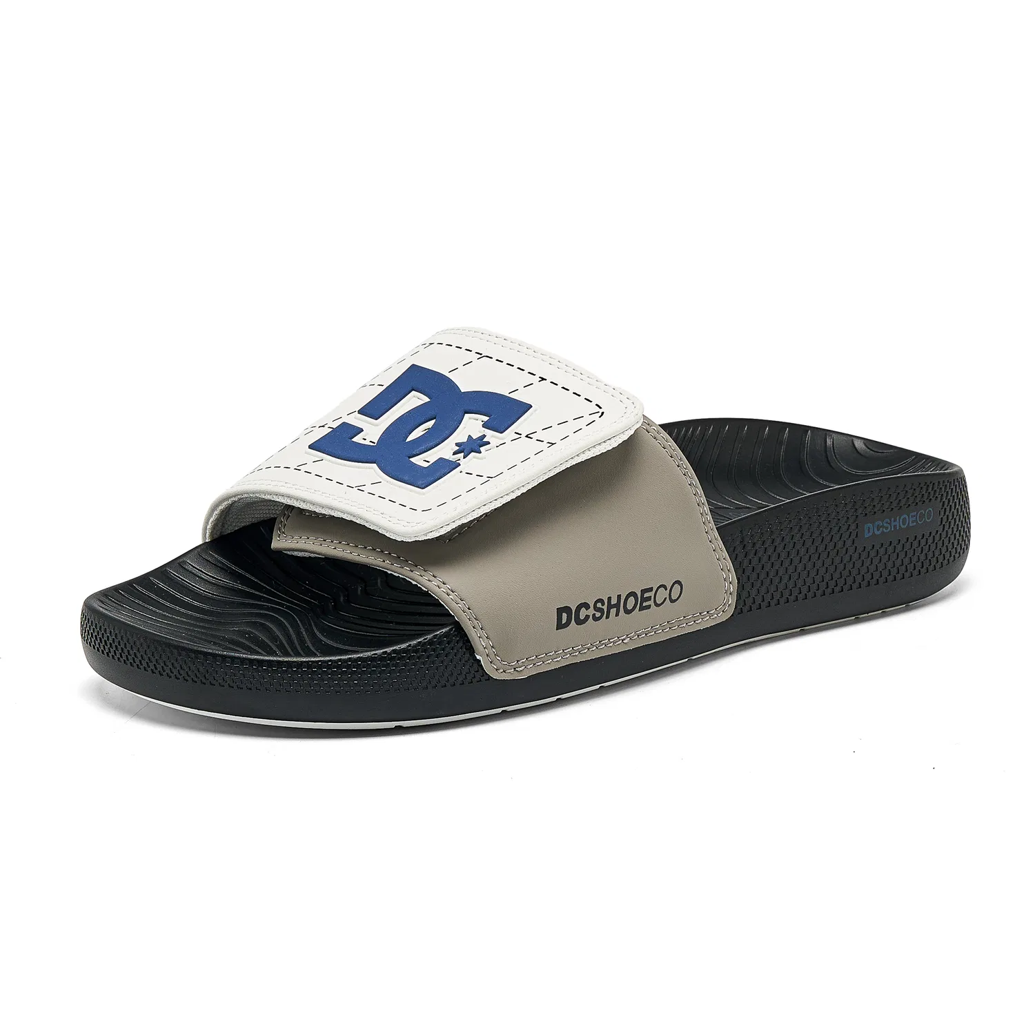 Шлепанцы DCSHOES бело-синие — фото 4