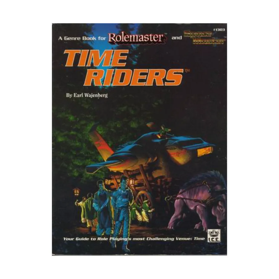 

Time Riders, Rolemaster (2nd Edition), мягкая обложка