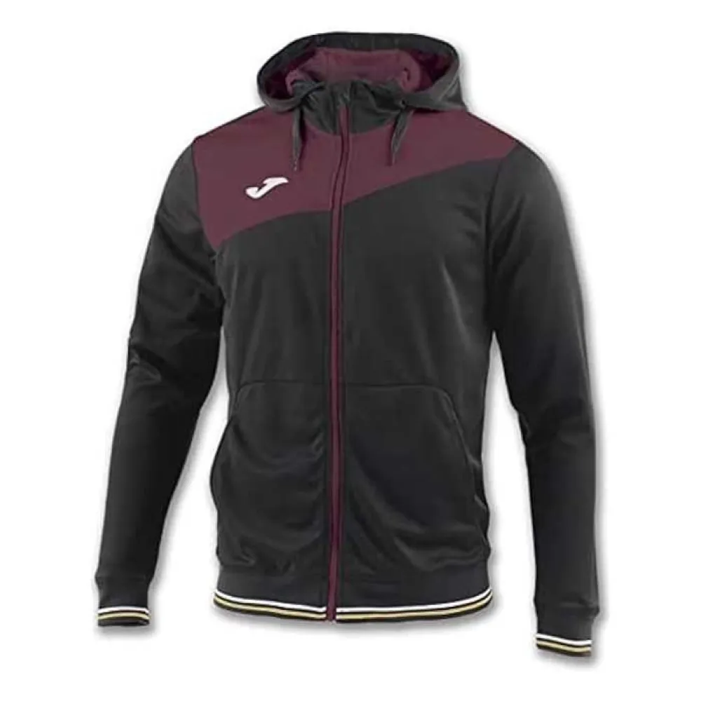 

Толстовка Joma Granada full zip, серый/красный