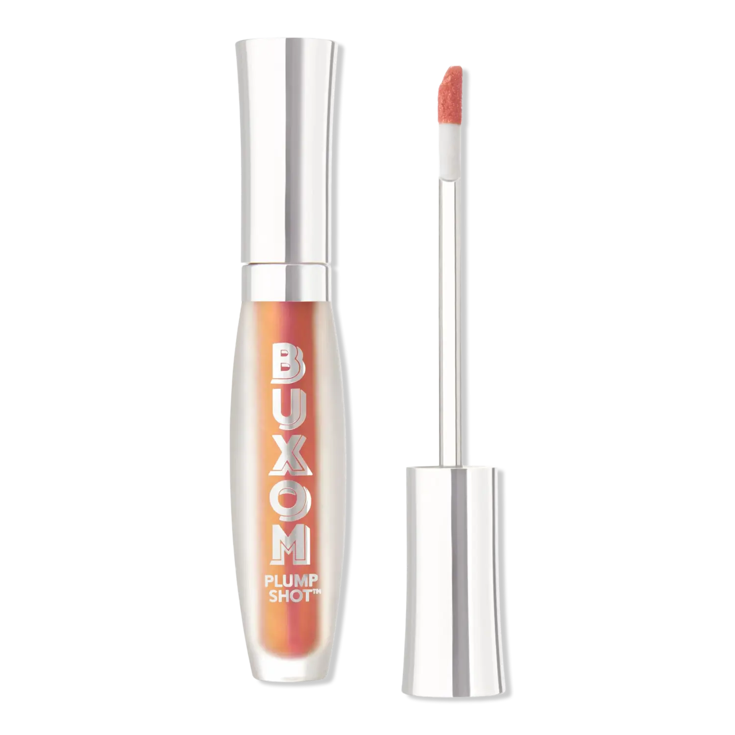 

Блеск-сыворотка для губ Plump Shot с пептидами и гиалуроновой кислотой, придающая объем и разглаживающий эффект. Buxom, Starstruck Coral - multichrome tint (bright peach with yellow & orange shift)