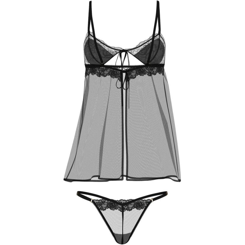 

Пижамный комплект для женщин Victoria's Secret, черный