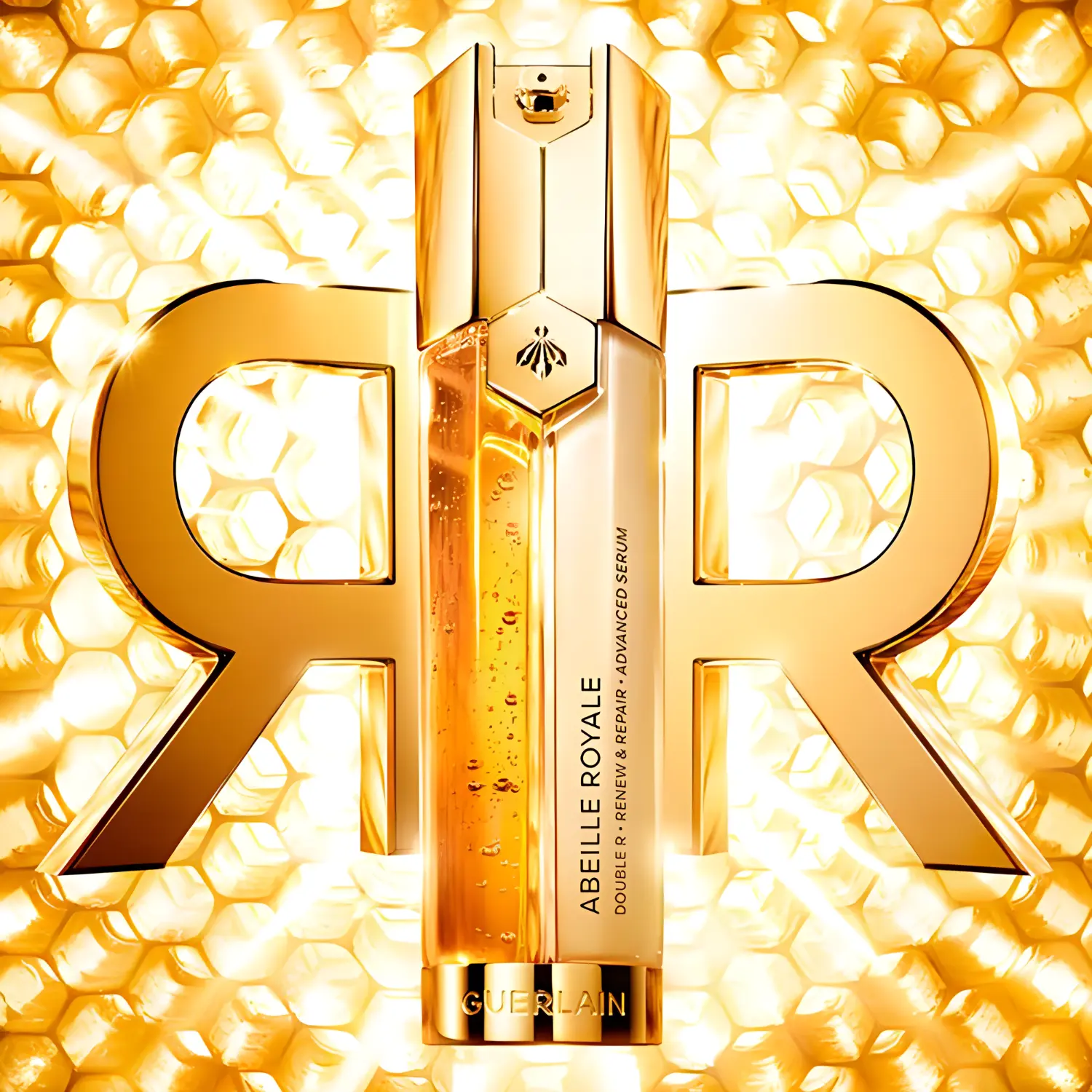 ABEILLE ROYALE 3 оригинальные медовые двухфазные сыворотки наборы для ухода за кожей GUERLAIN, Rejuvenating Honey 30ml + Double Tube Essence Upgrade 30ml (No Gift Box) — фото 4