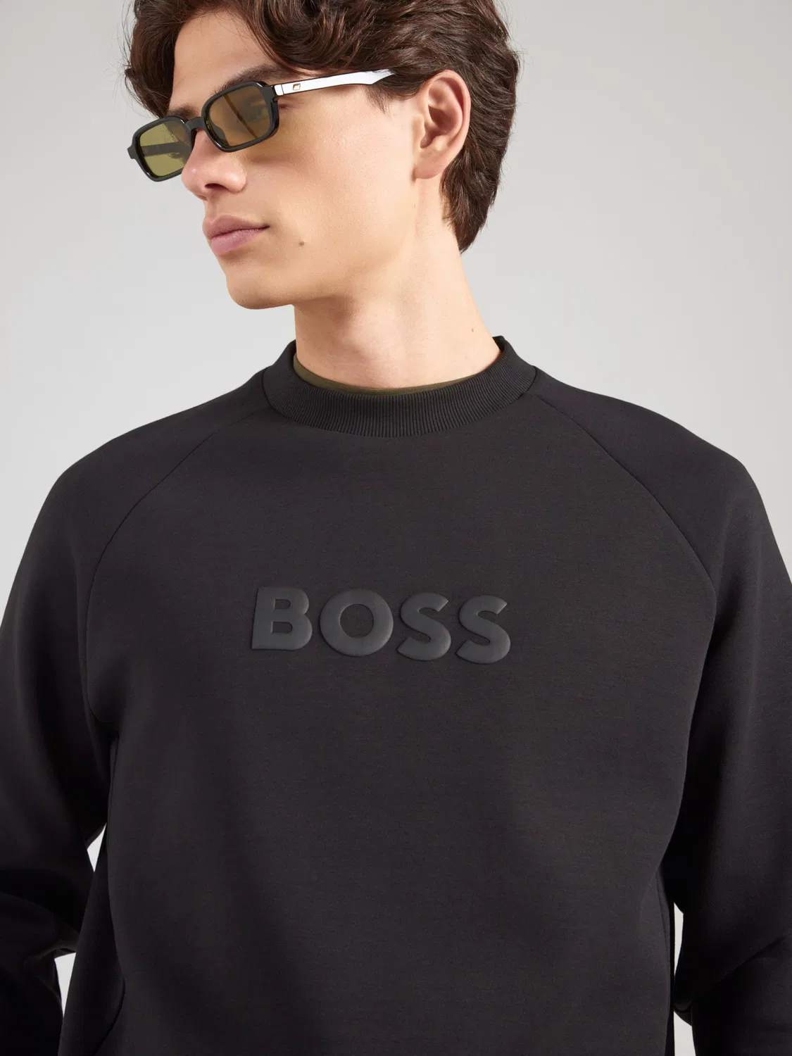 Толстовка Boss Salbo черного цвета — фото 2