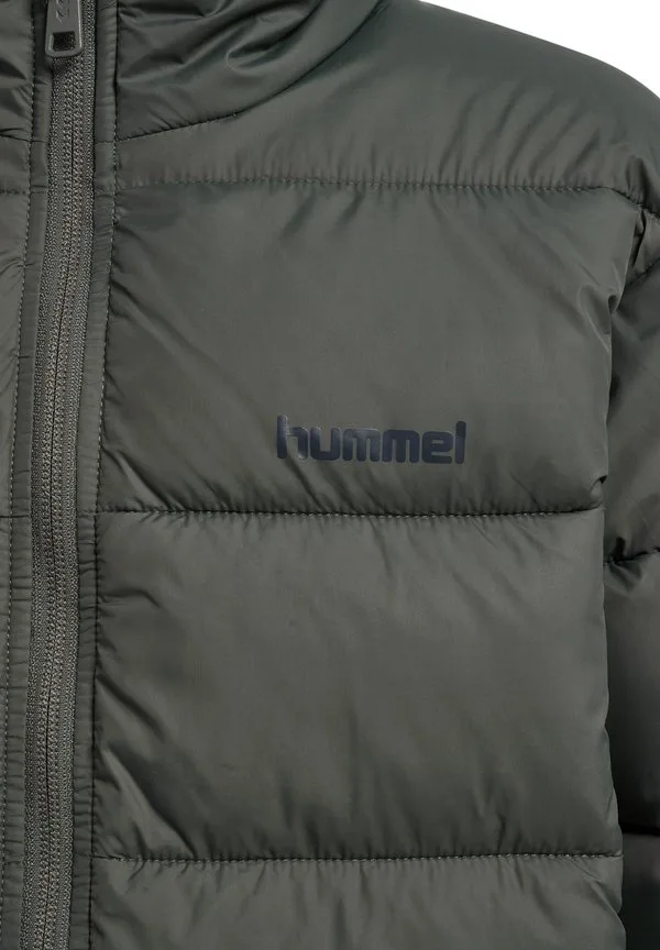 Легкая зимняя пуховая куртка hmljr Hummel, Castor Gray — фото 3
