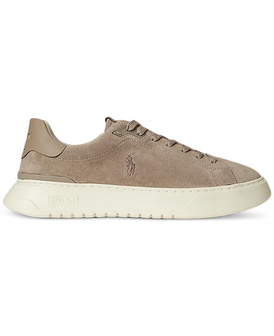 Мужские кроссовки RLite Court с закругленным носком Polo Ralph Lauren, Earth Gray — фото 2