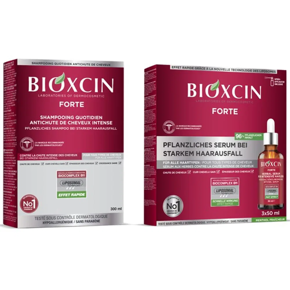 Набор для интенсивного ухода против выпадения волос Bioxcin Forte Bioxsine