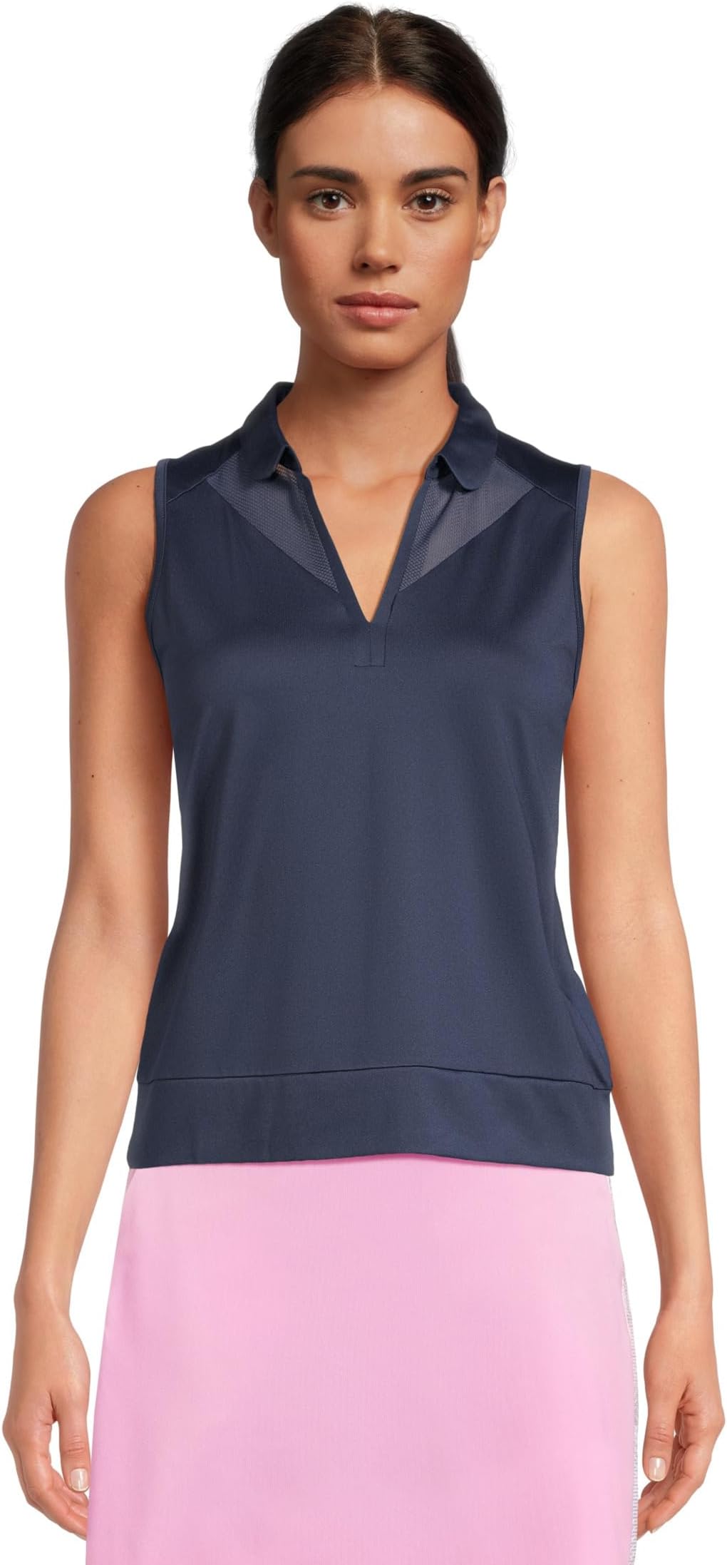 

Топ Callaway Sleeveless Top With Mesh Inserts, цвет Peacoat