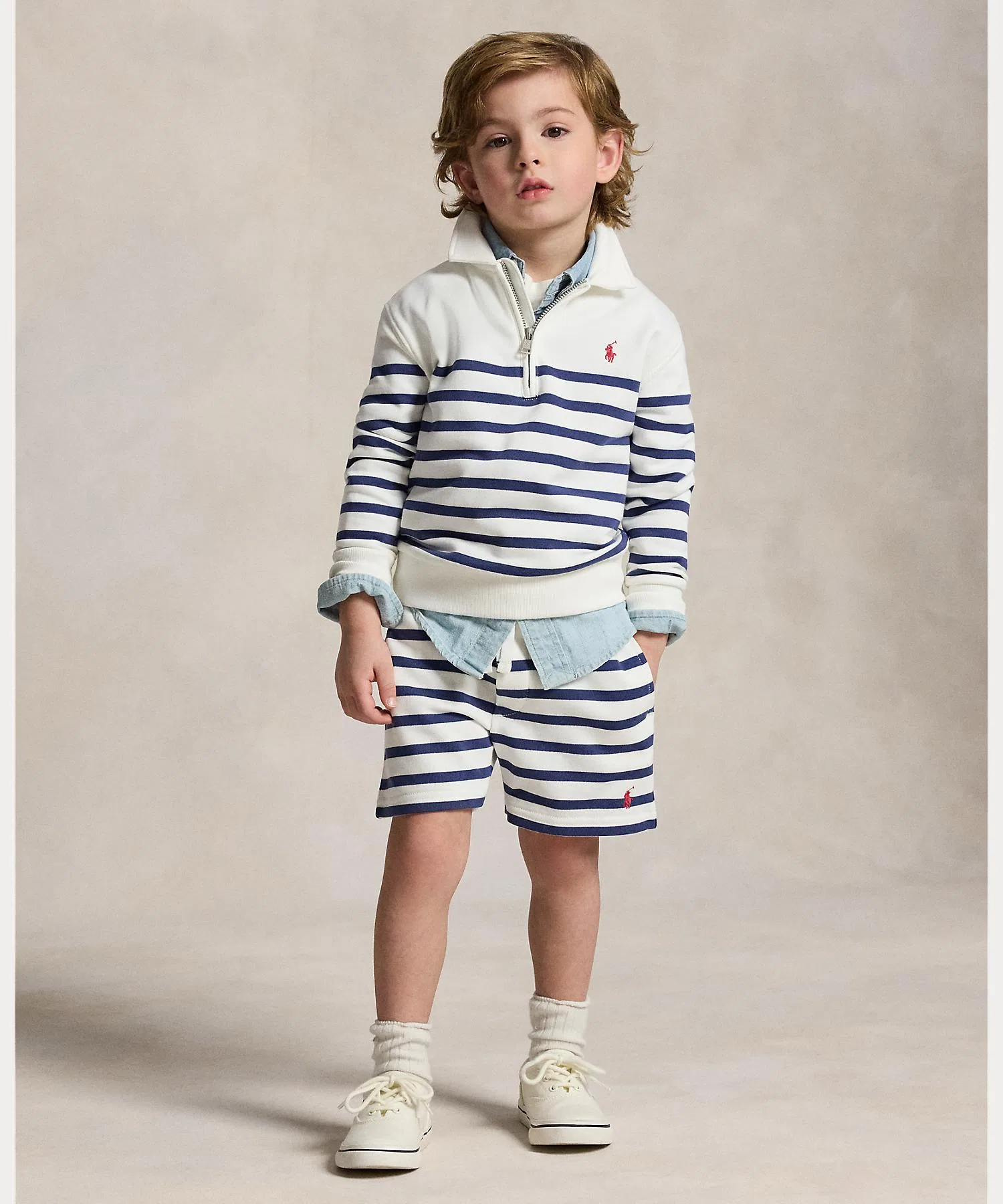 Детские шорты POLO RALPH LAUREN CHILDRENSWEAR в полоску