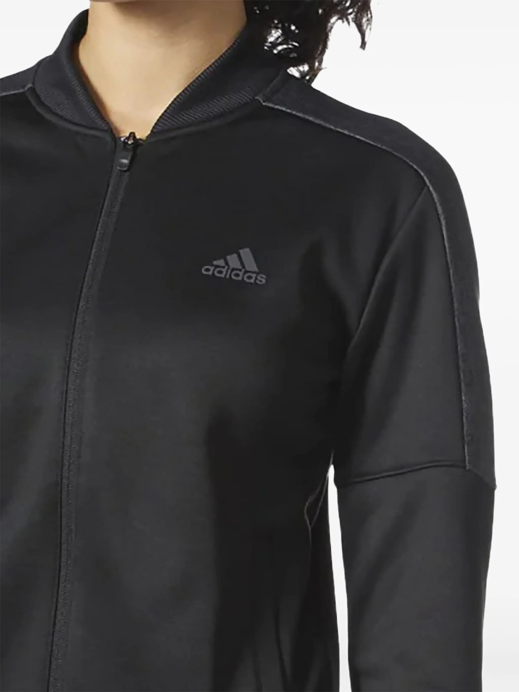 Бомбер Team Issue на молнии Adidas, черный — фото 2