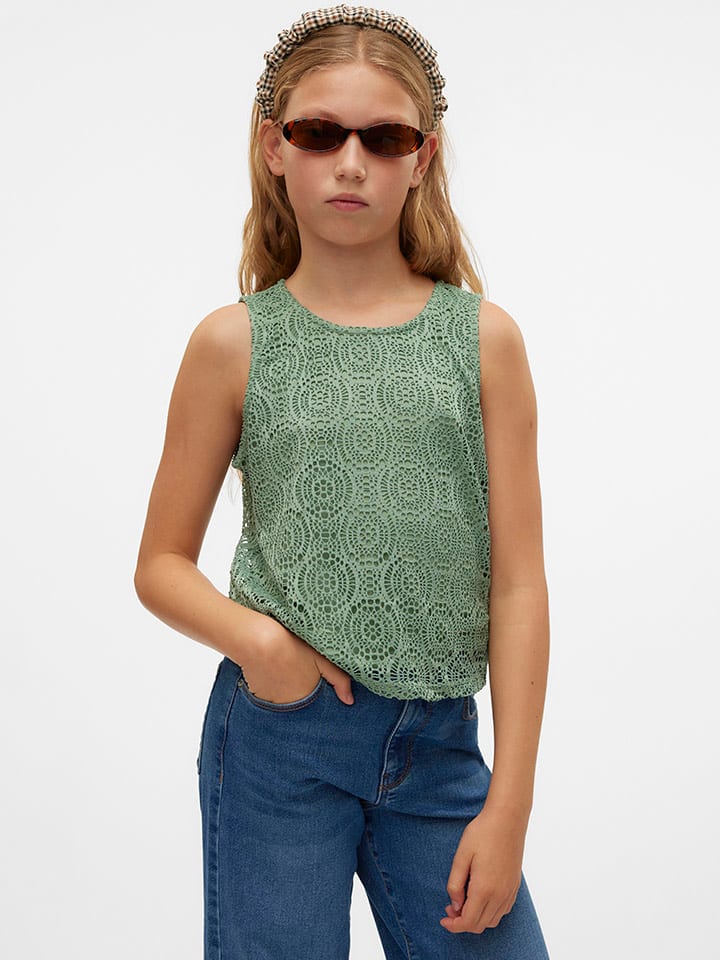 

Топ Vero Moda Girl, зеленый