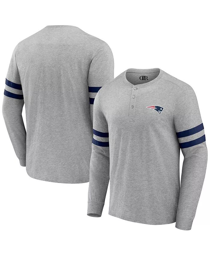 

Мужская коллекция NFL x Darius Rucker от Heather Gray New England Patriots футболка Henley с длинным рукавом Fanatics