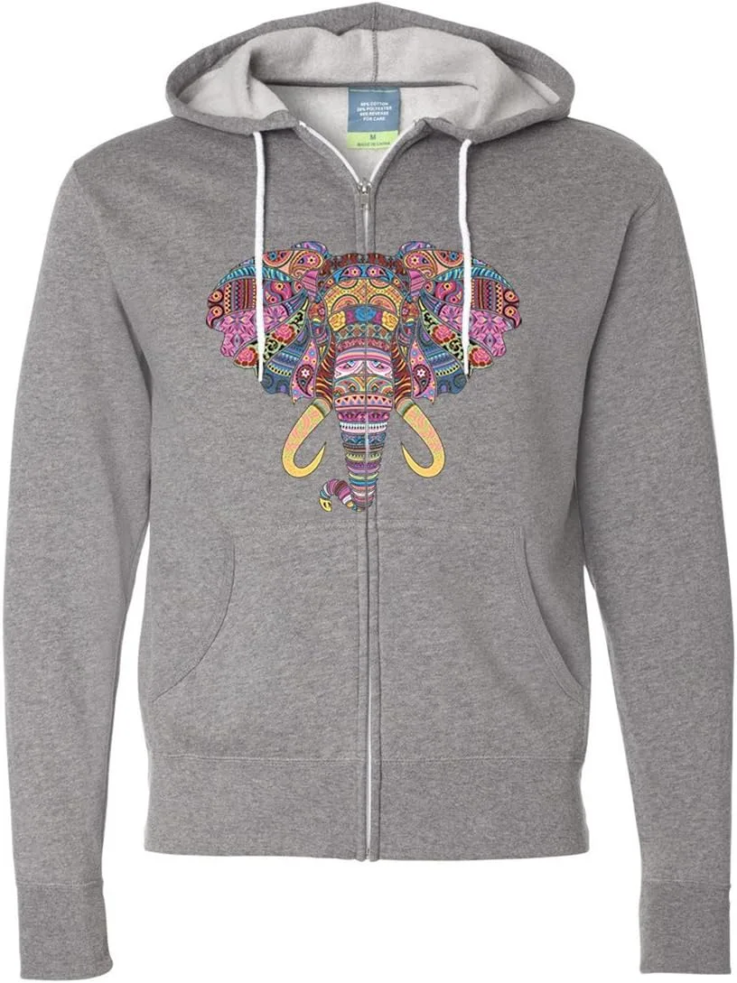 

Толстовка с молнией Elephant Head Mosaic Dolphin Shirt Co