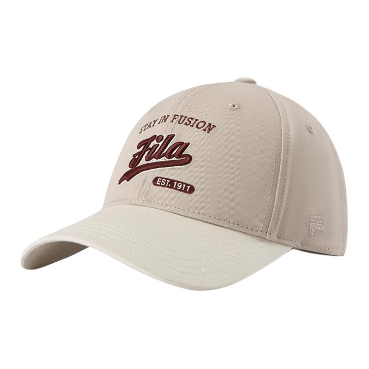 

FILA Хлопковая бейсболка унисекс бежево-розовая, Beige