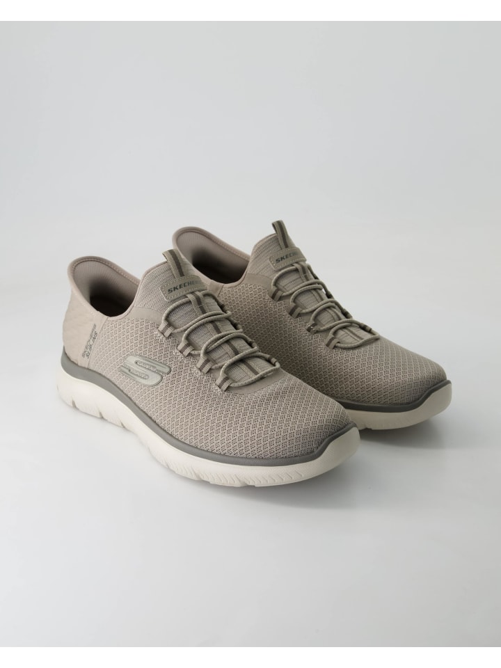 

Кроссовки на шнуровке Skechers, бежевый