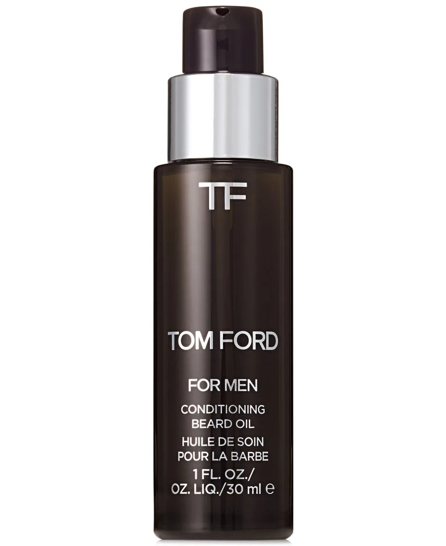 Tom Ford Мужское кондиционирующее масло для бороды с ароматом уда, 28 г