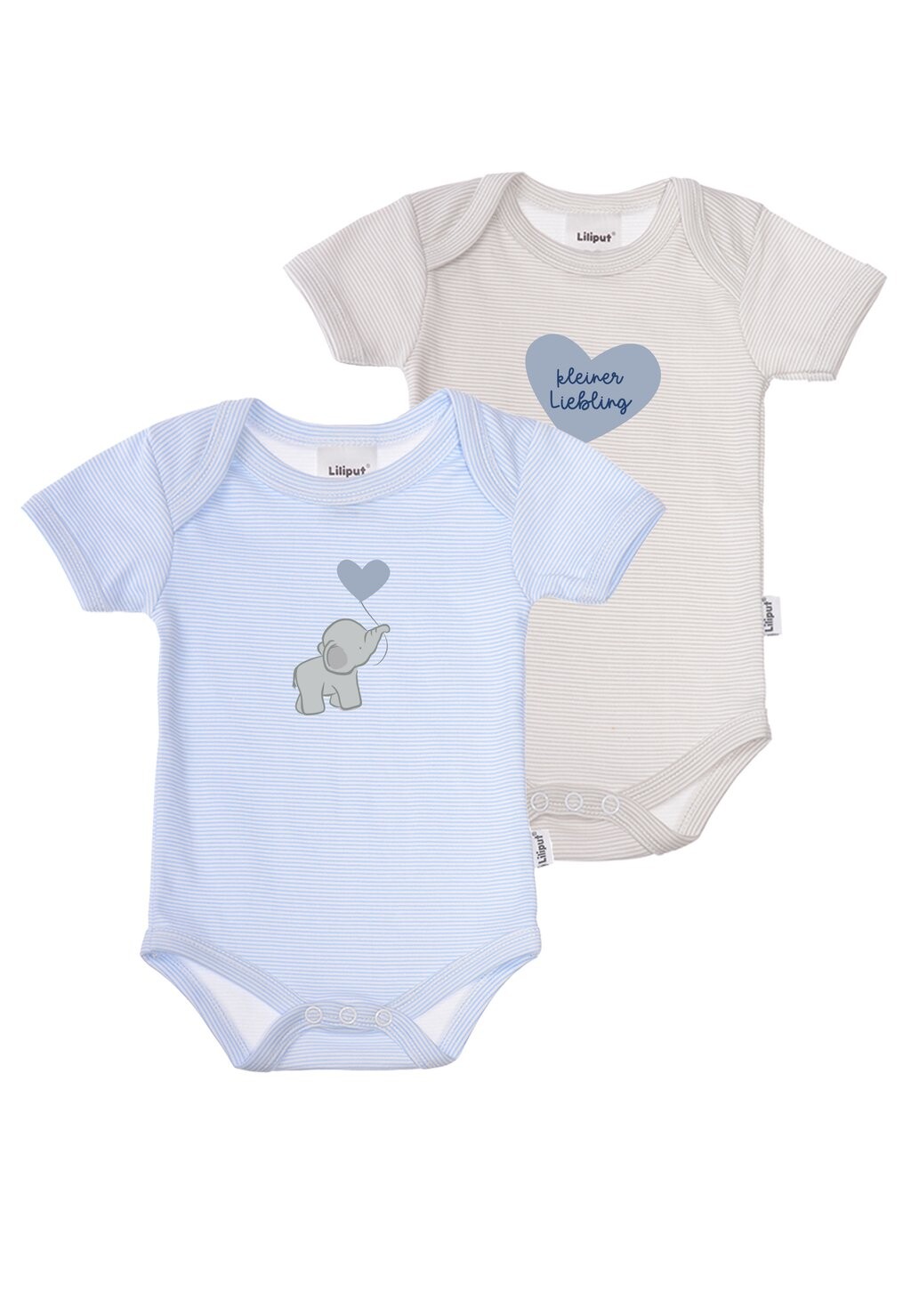 

Боди 2 PACK Liliput, цвет blau gestreift /grau gestreift