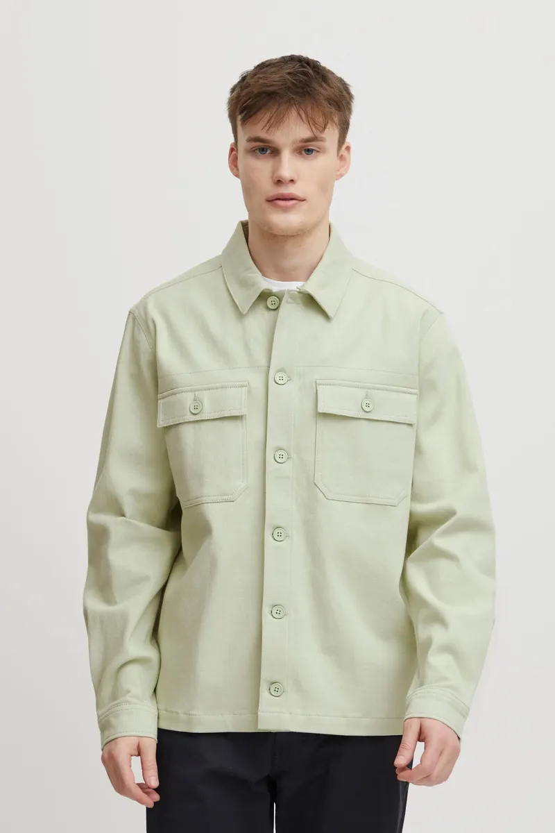 

Куртка-рубашка из смесовой ткани "BLEND BHOvershirt", без капюшона, цвет Sea Foam