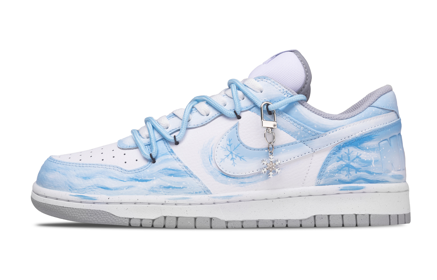 

Nike Кроссовки для скейтбординга Big Low Lu Abrasion Resistant Breathable Slip Resistant Low top Unisex Blue