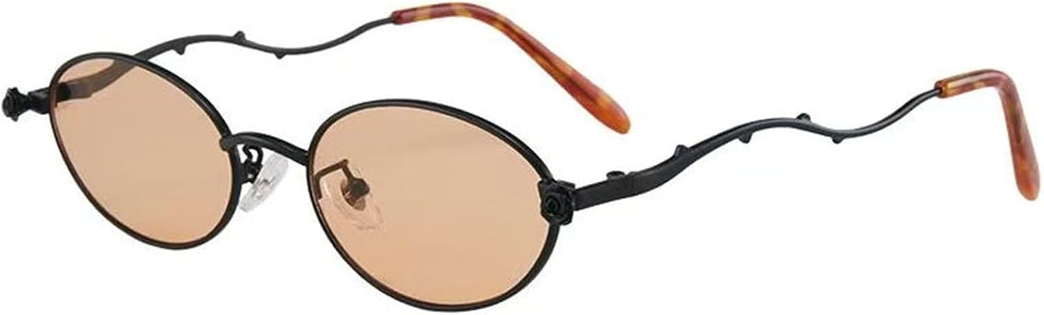 

Солнцезащитные очки Helena Retro Oval для женщин, модные металлические солнцезащитные очки для мужчин, стильные очки для активного отдыха, декоративные солнцезащитные очки UV400, C2