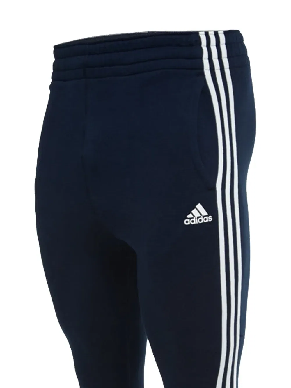 Узкие спортивные брюки Slim 3 с логотипом Adidas, синий — фото 2