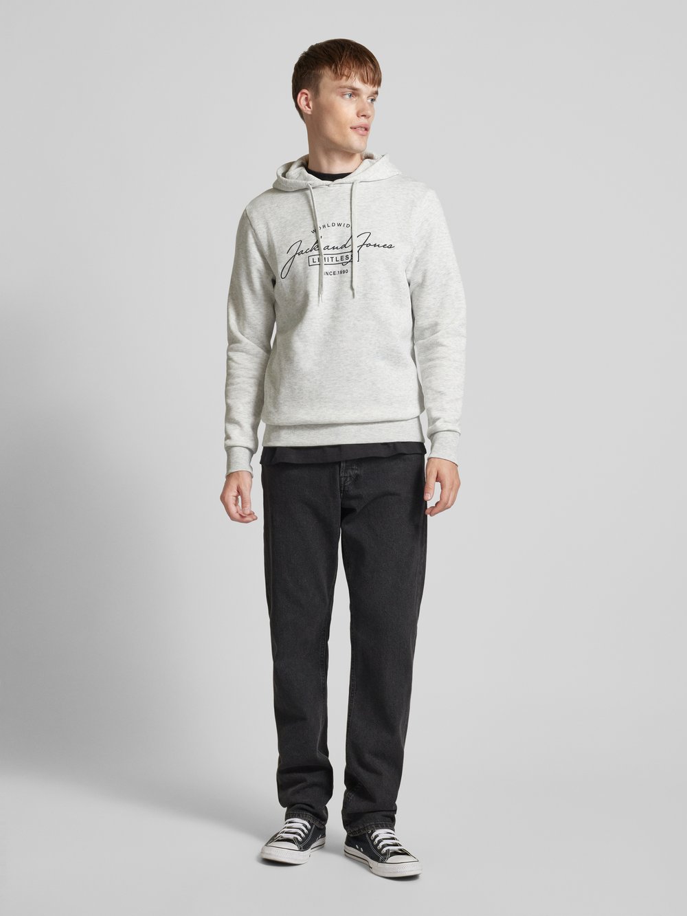 

Джинсы свободного кроя с 5 карманами, модель «CHRIS» Jack & Jones, черный