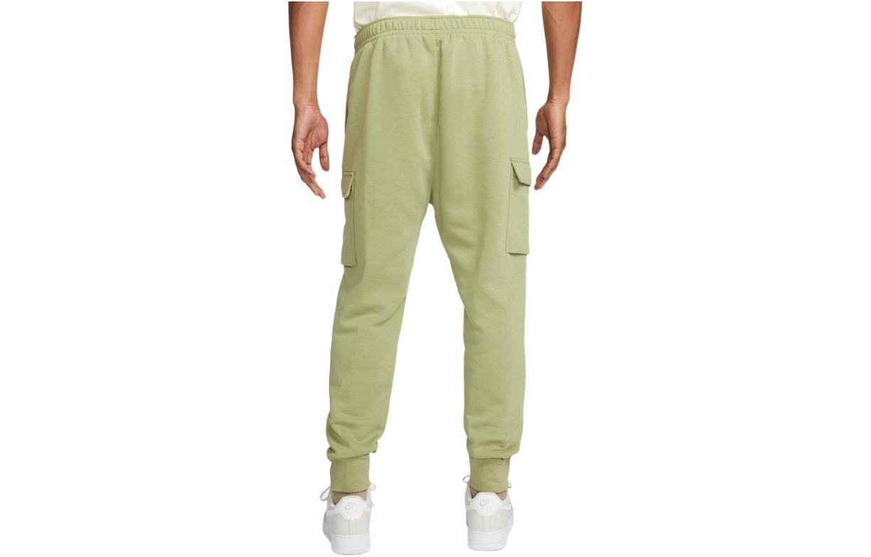 Повседневные брюки Nike Sportswear Club Fleece Joggers 'Grass Green' CD3130-334, зеленый — фото 2