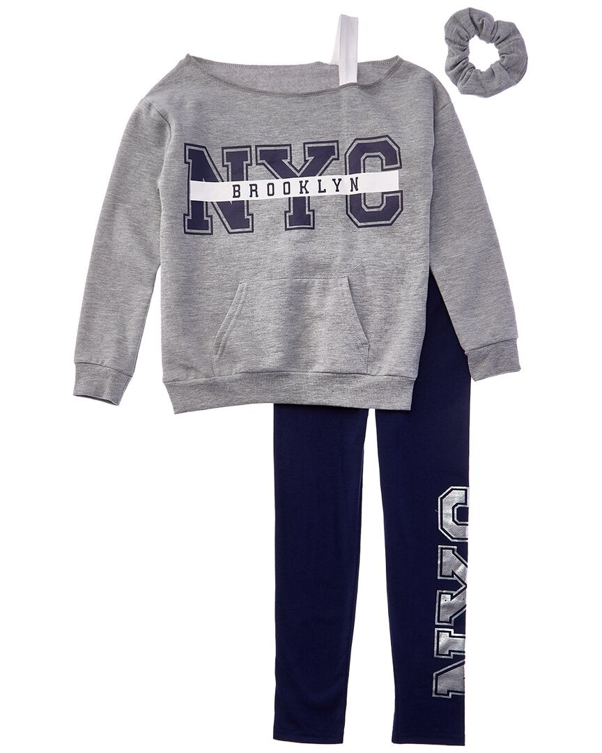 

Комплект из двух флисовых леггинсов Freestyle Brooklyn, серый