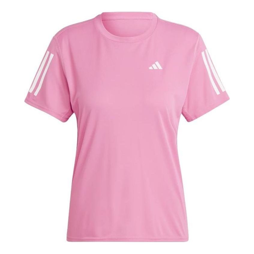 

Футболка (WMNS) adidas Own the Run T-Shirt Asia Sizing 'Pink', розовый