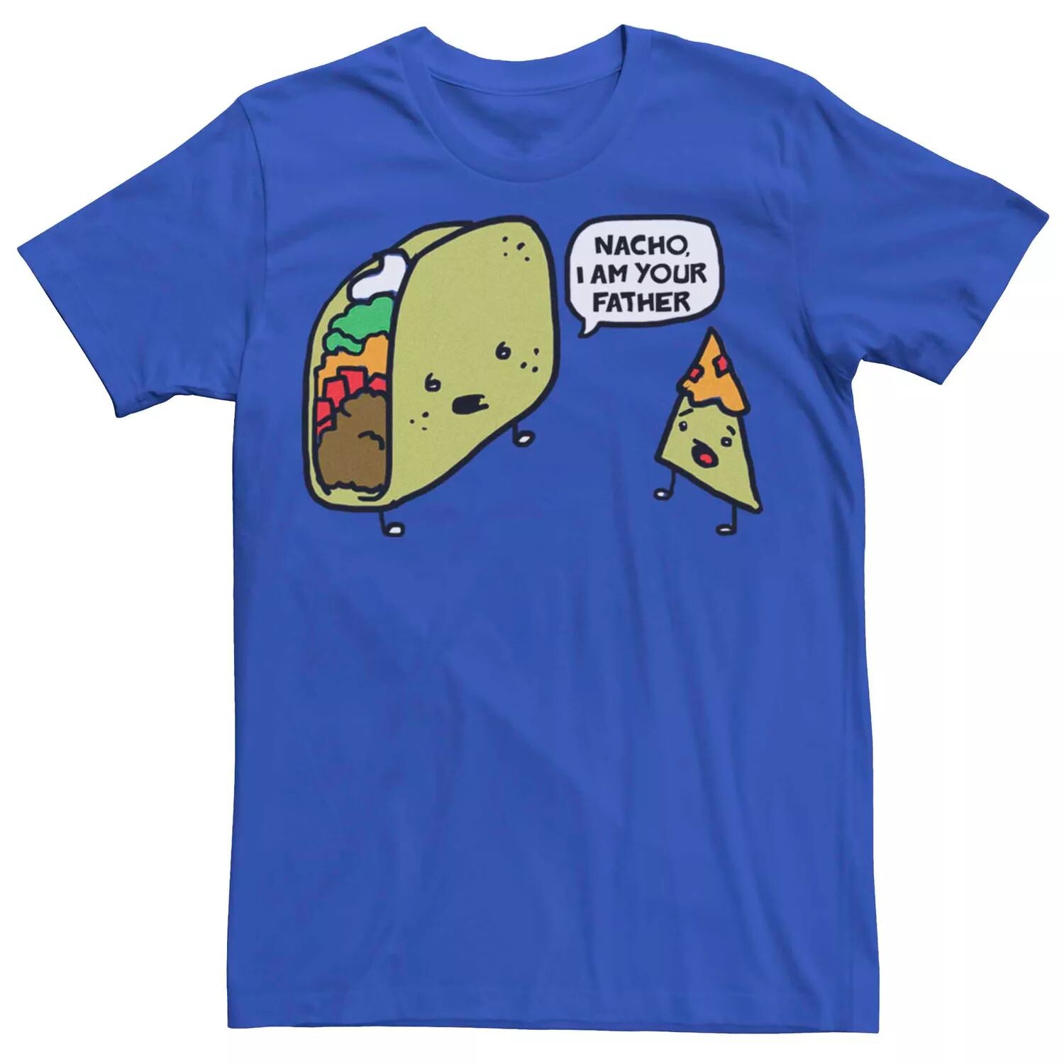 

Мужская футболка с рисунком Nacho Taco Father Licensed Character