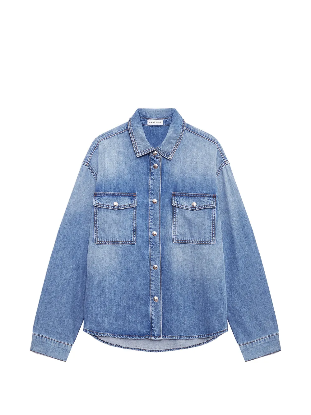 

Рубашка на пуговицах Paxton Anine Bing, синий