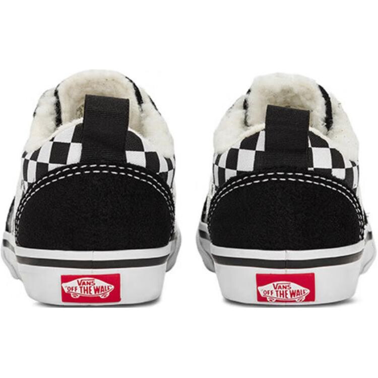 Ward Детская обувь для малышей, кроссовки Vans, черный/белый — фото 3