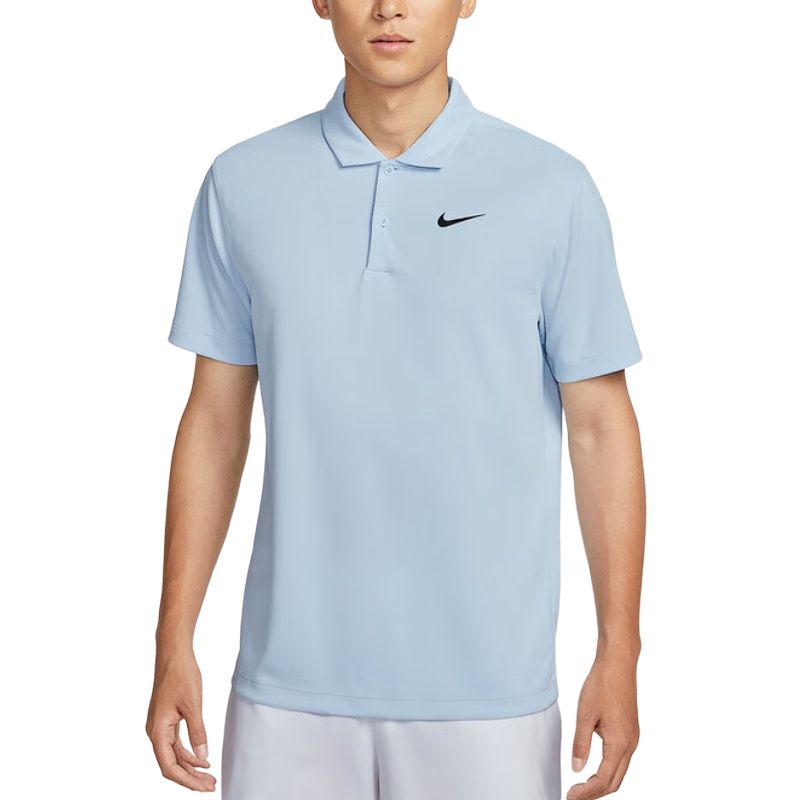 

Nike Мужская синяя поло, Синий, Nike Мужская синяя поло