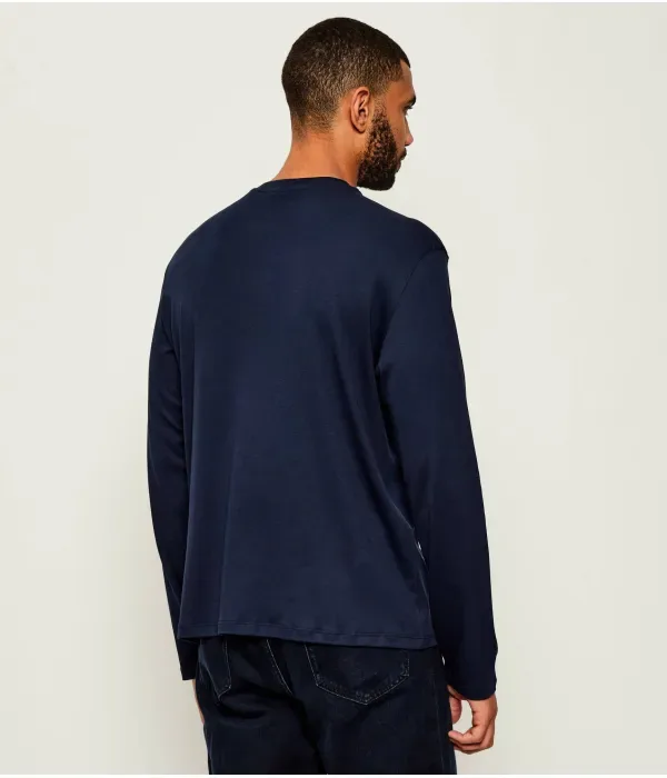 Футболка с длинными рукавами SUPIMA INTERLOCK regular fit Calvin Klein, темно-синий — фото 3