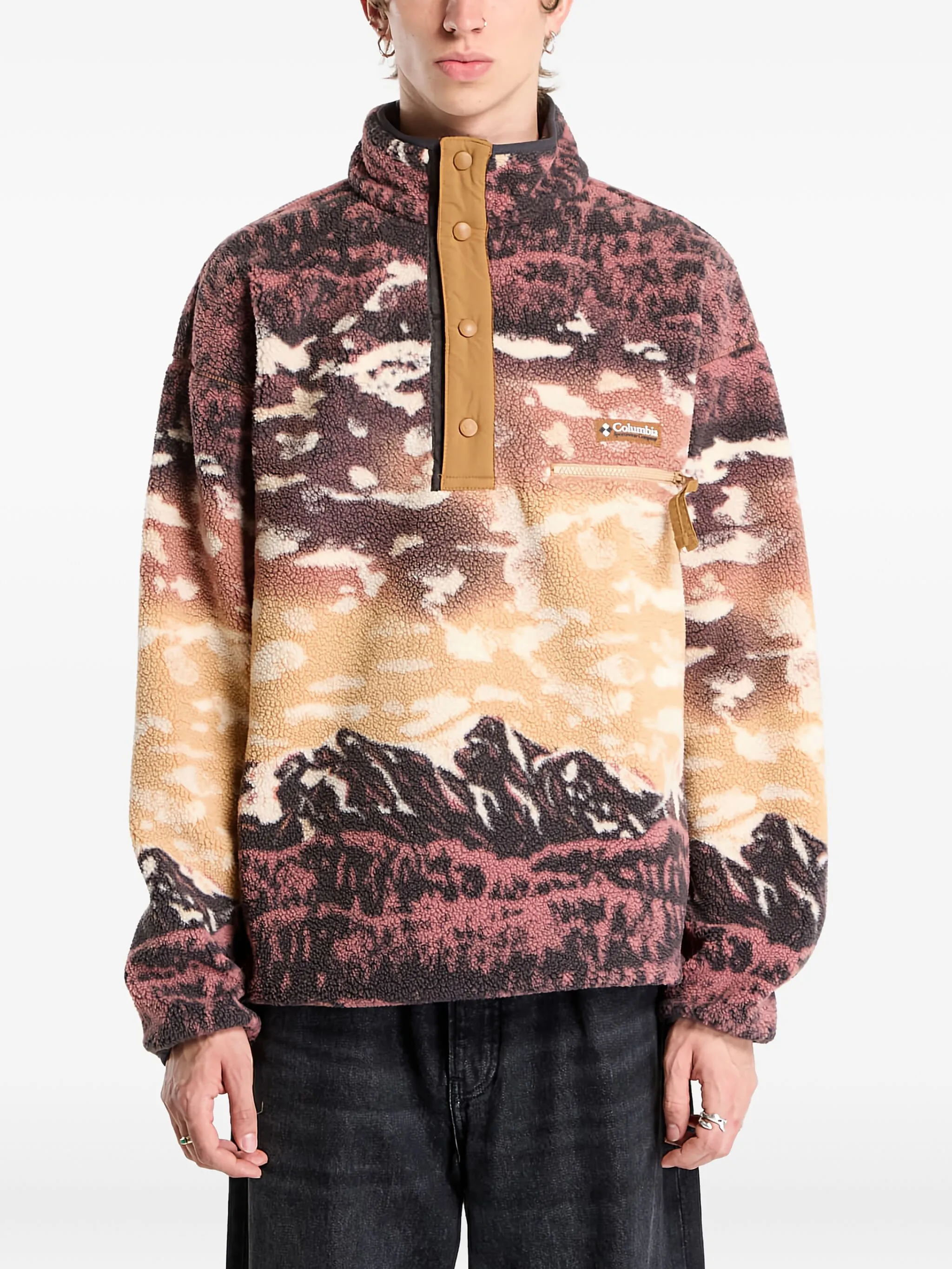 

Свитер Helvetia II с принтом Columbia, коричневый