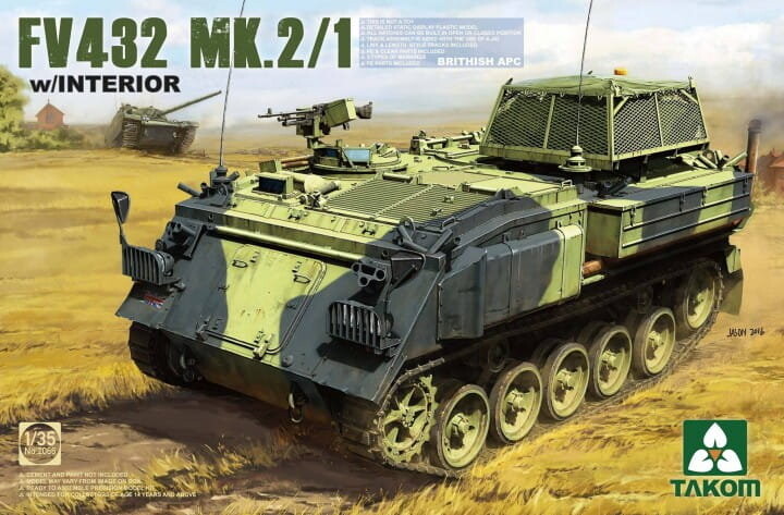 

Британский БТР FV 432 Mk.2/1 1:35 Таком 2066 Takom