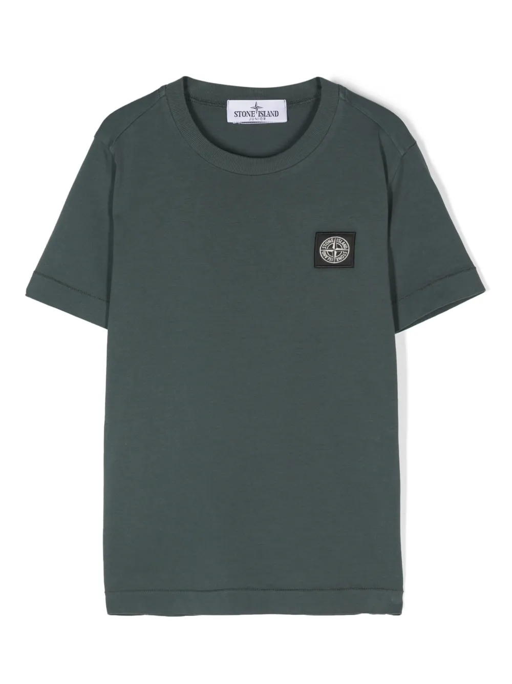 

Футболка с аппликацией Compass Stone Island Junior, зеленый
