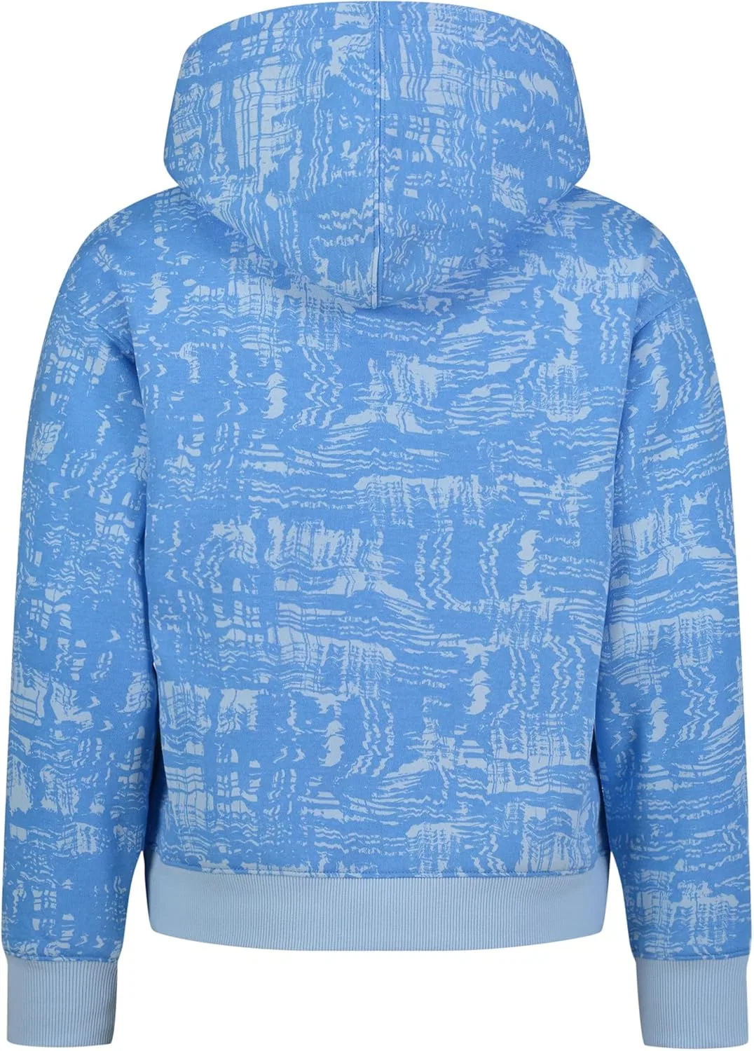 Худи флисовое на молнии для девочек, Under Armour, Outdoor Collection, Blue Print Logo — фото 2