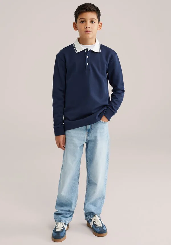 Рубашка поло We Fashion, Dark Blue — фото 2