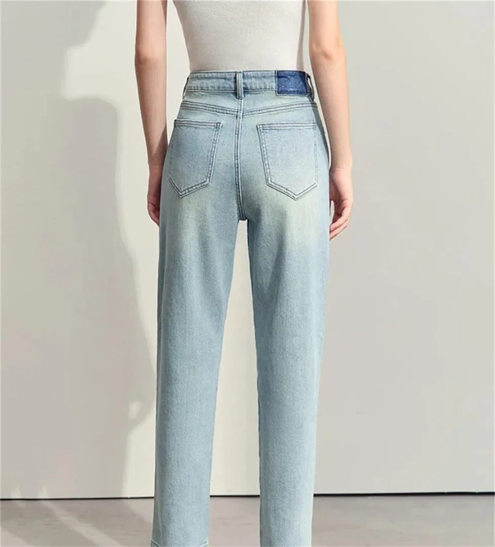 Джинсы зауженные, деним, Denim Blue — фото 3