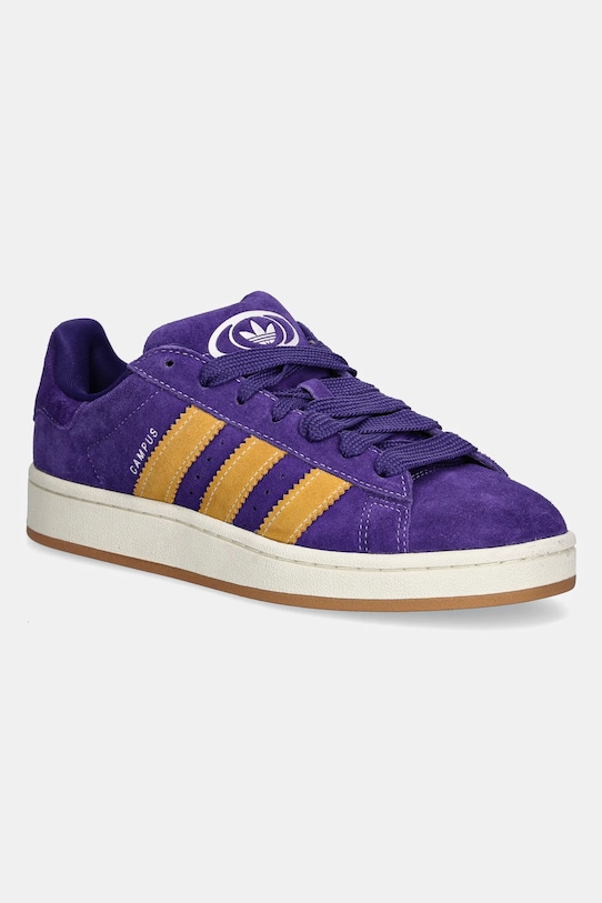 Замшевые кроссовки CAMPUS 00s Adidas Originals, фиолетовый