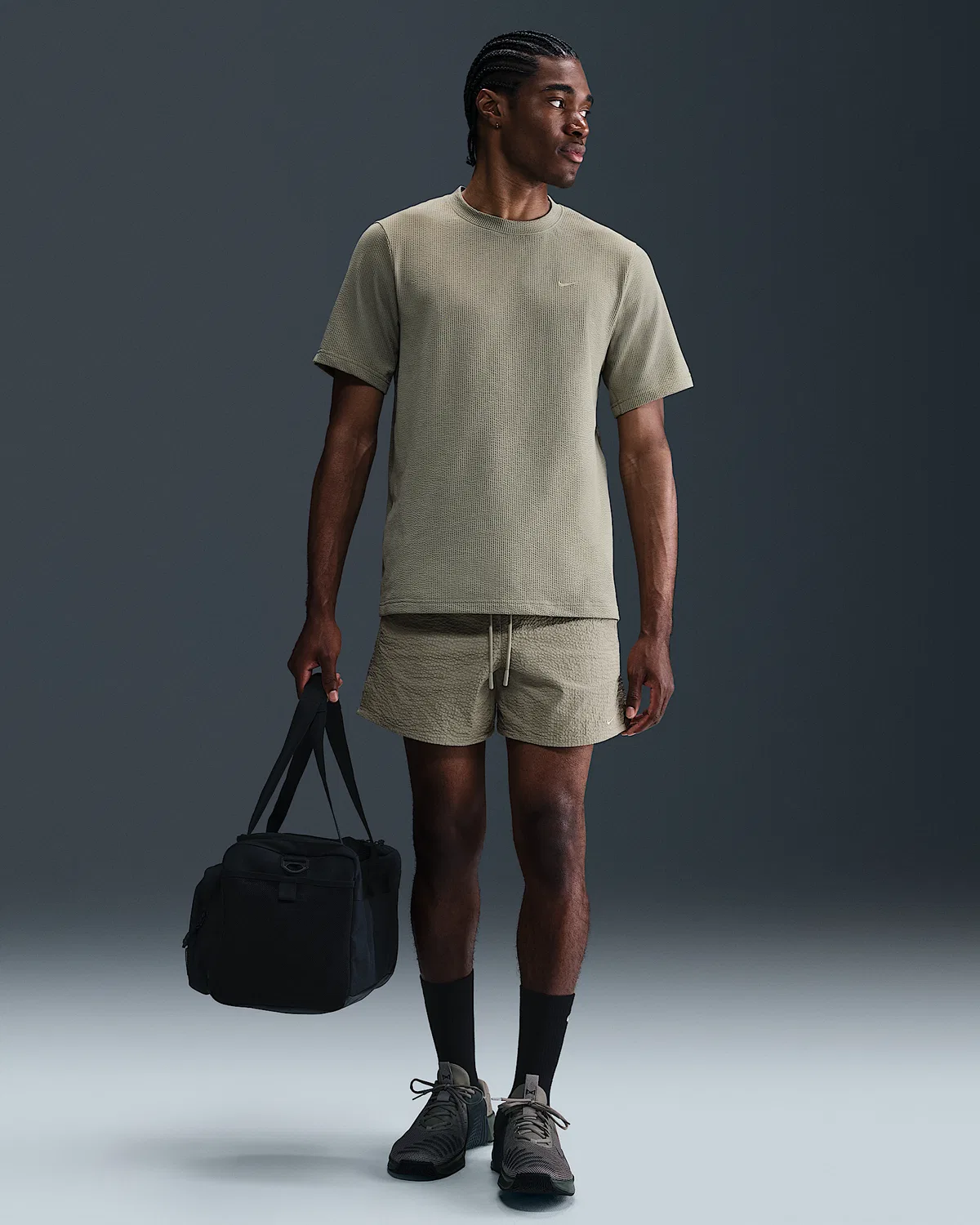 Мужские шорты Nike Unlimited Dri-FIT 5" Unlined Seersucker Versatile, Light Army/Light Army/Light Army