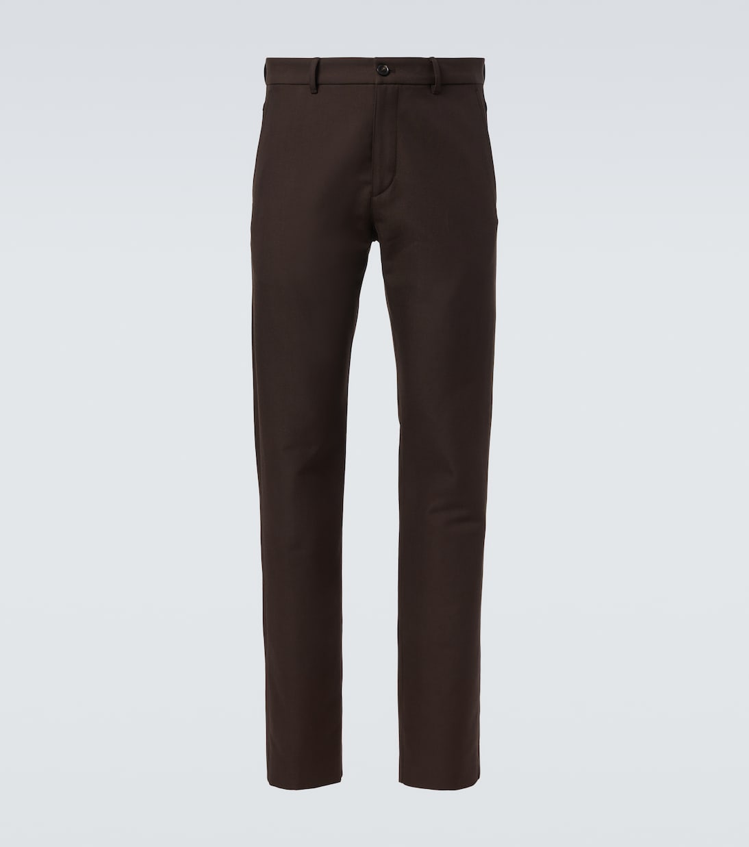 

Прямые брюки из шерсти и хлопка Harper Loro Piana, Profound Grey