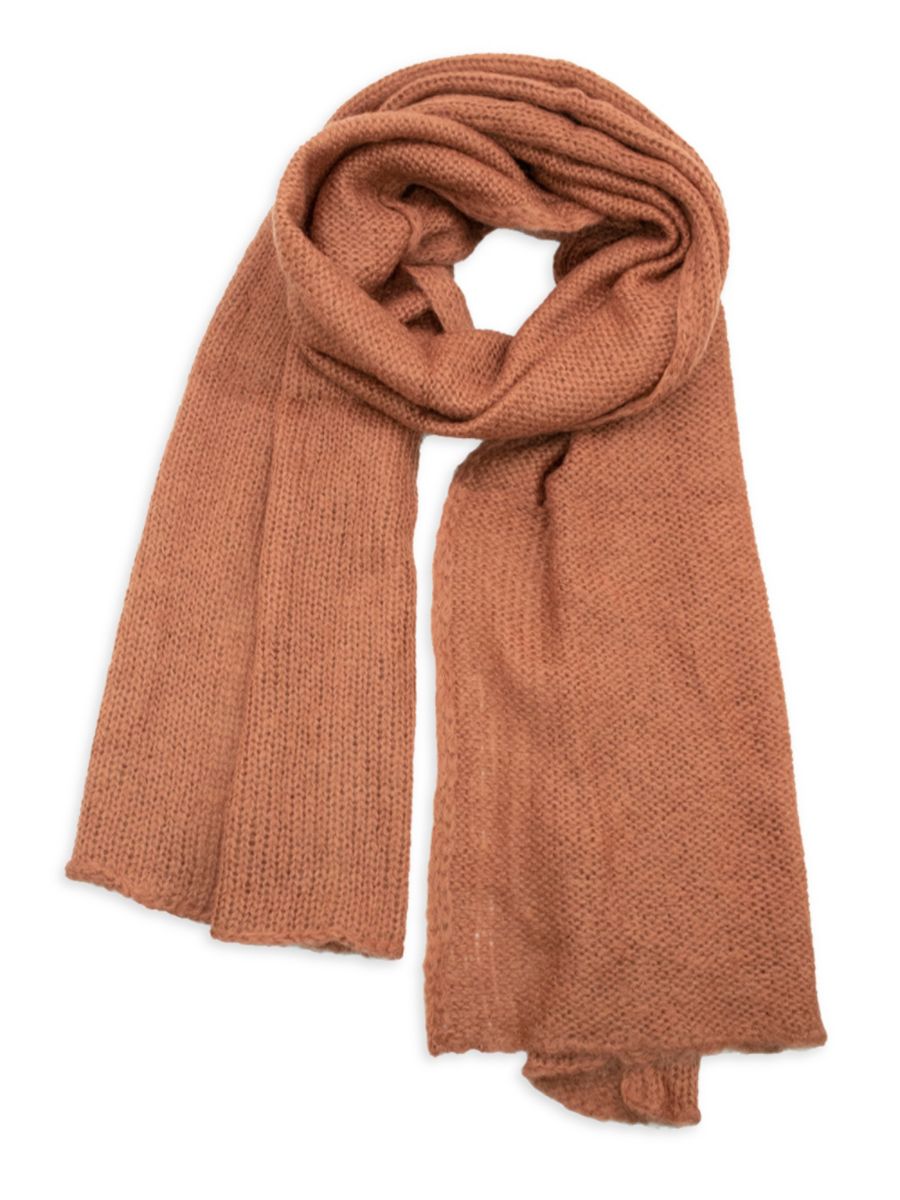 

Шарф из шерсти и кашемира Portolano, цвет Mattone