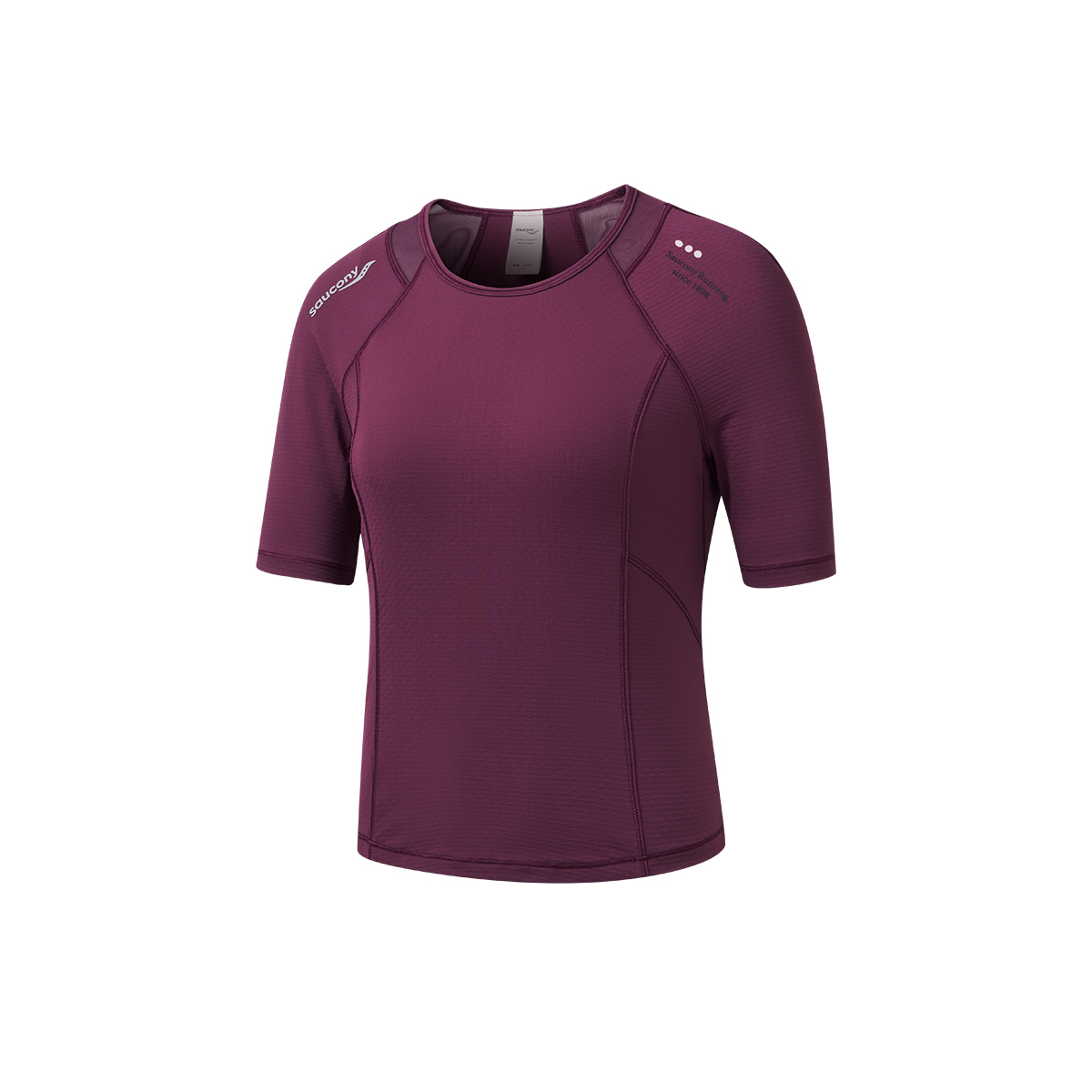 

Saucony Футболка женская фиолетовая, Фиолетовый, Saucony Футболка женская фиолетовая