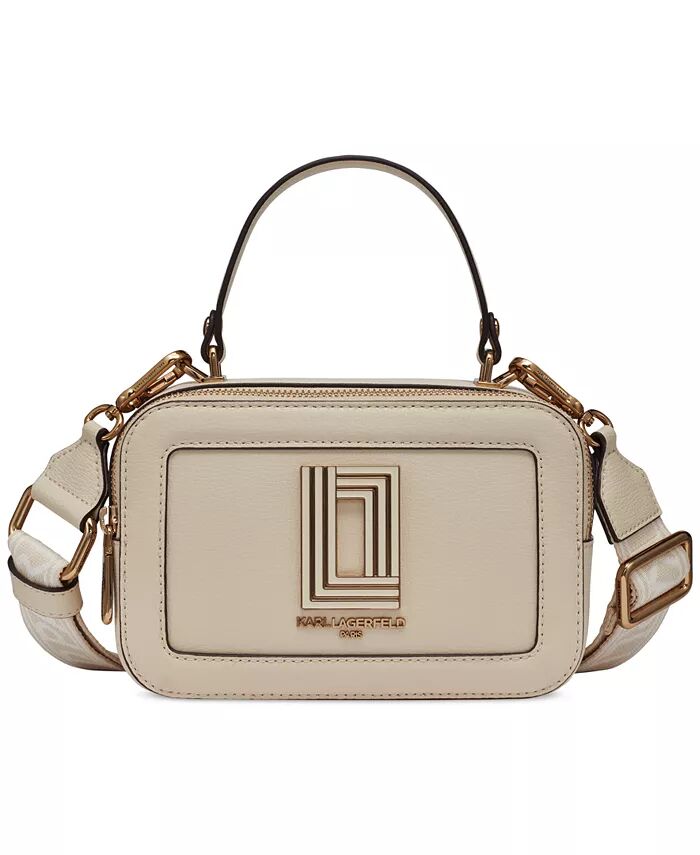 

Сумка через плечо Simone Small Leather KARL LAGERFELD PARIS, коричневый/бежевый