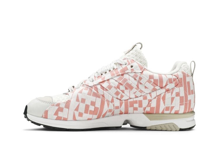 Кроссовки Adidas Shelflife x Consortium ZX 4000 'Handcrafting', белый — фото 3