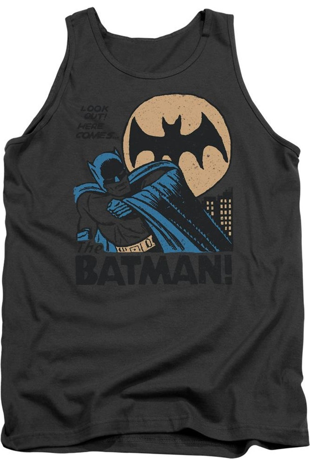 

Топ для взрослых DC Comics Look Out Gildan, цвет charcoal